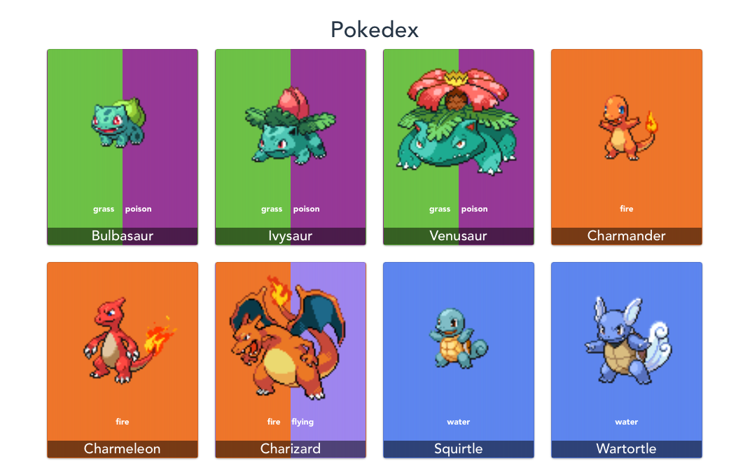 Todos os pokemons